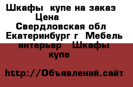 Шкафы  купе на заказ › Цена ­ 6 900 - Свердловская обл., Екатеринбург г. Мебель, интерьер » Шкафы, купе   